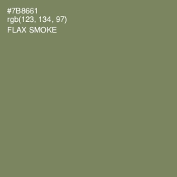 #7B8661 - Flax Smoke Color Image